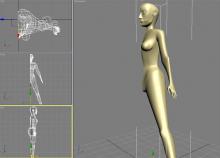 3D Model Girl